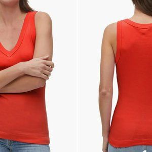 Cotton V-Neck Tank